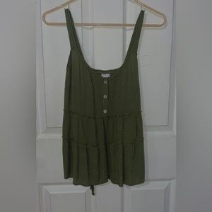 green tank with buttons